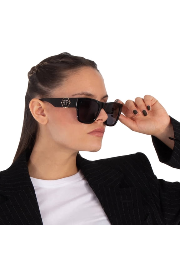 Grey Square Unisex Sunglasses SPP042M 700F 54