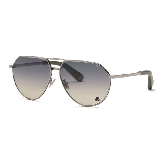 Philipp Plein SPP007V 0508 64mm Aviator Sunglasses Unisex
