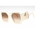 thumbnail image 1 of Philipp Plein SPP067 09ZQ Women's Polished Ivory White Sunglasses, 1 of 2