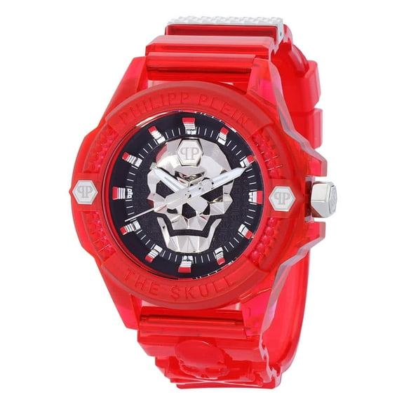 Philipp Plein The Skull Quartz Black Dial Men's Watch PWWAA0223