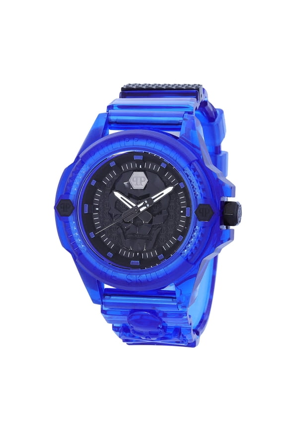 The Skull Quartz Black Dial Men's Watch PWWAA0323