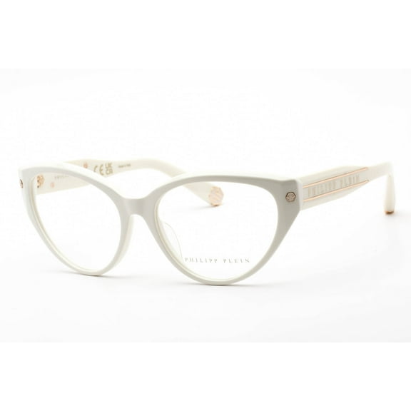 Philipp Plein VPP052M 03GF Women's Shiny Cream Cat Eye Eyeglasses