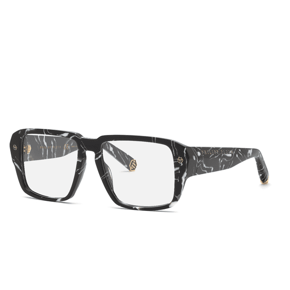 Philipp Plein eyeglasses VPP081 MAN 55/17/145 0Z21 NERO MARMORIZZATO