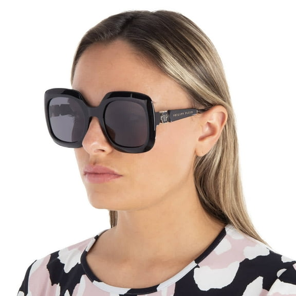 PHILIPP PLEIN SPP065S-700-55  Sunglasses Size 55mm 140mm 24mm black Women NEW