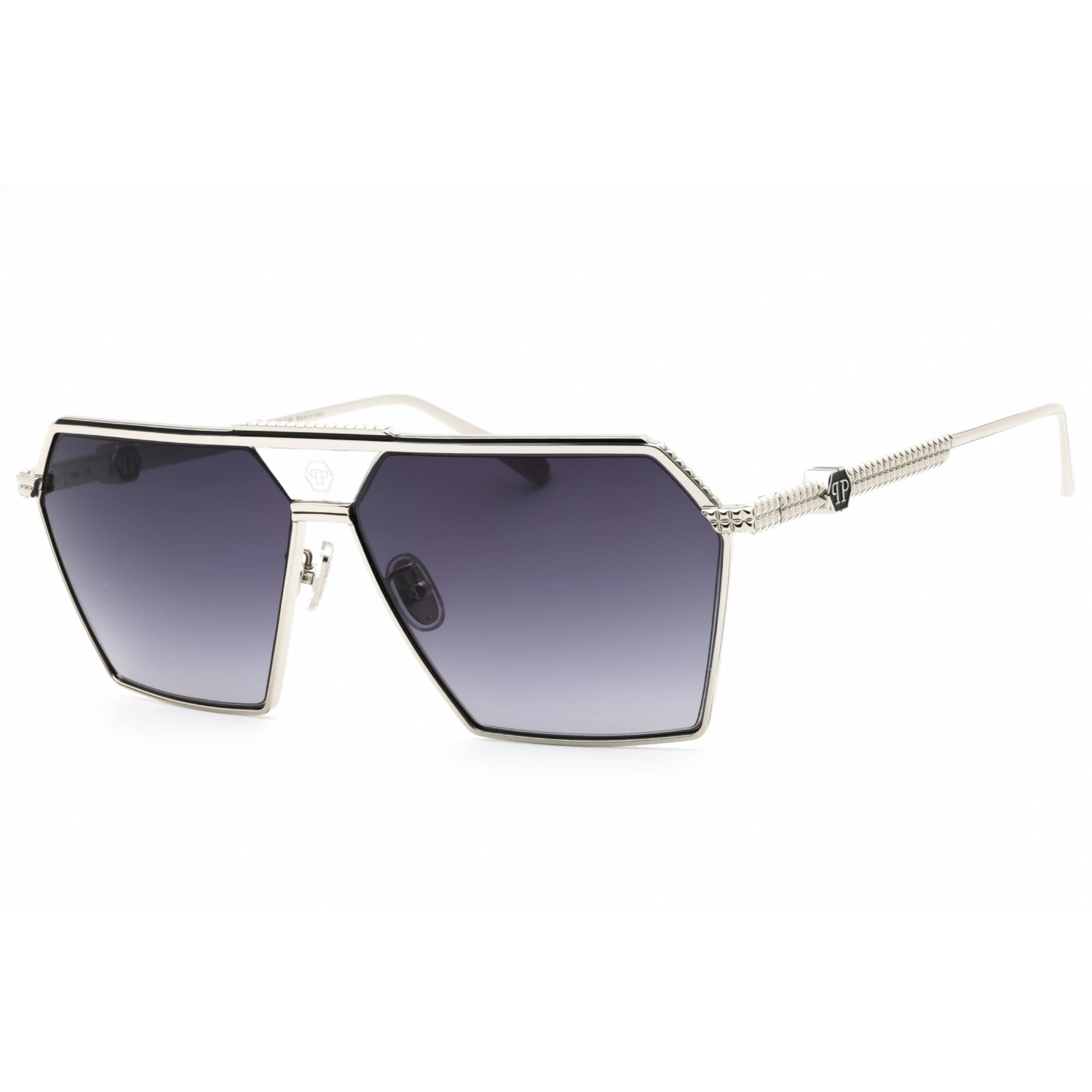 Philippe Plein Horn Rim Double Bridge Black & Gold Framed Sunglasses Unisex BOSS - Double-bridge sunglasses in black and gold tones main image 3