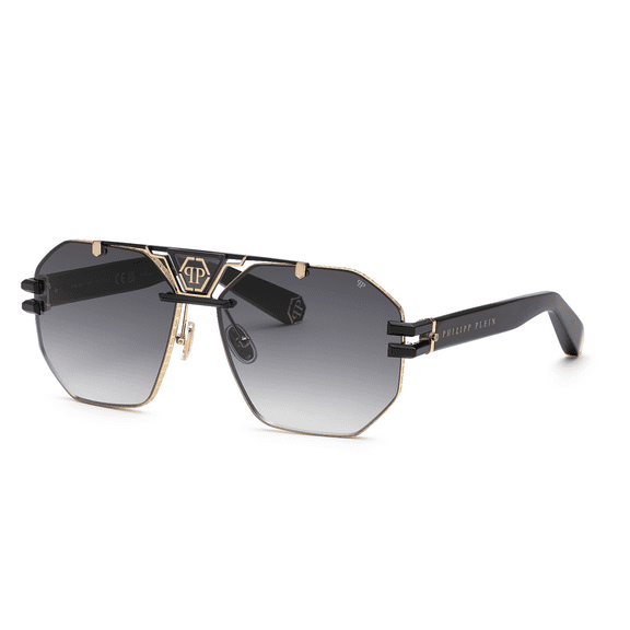Philipp Plein sunglasses SPP077M MAN 63/15/150 0302 ORO ROSE' LUCIDO C/PARTI NERO SEMILUCIDO
