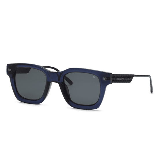Philipp Plein sunglasses SPP105M MAN 50/24/145 0T31 BLU TRASPARENTE