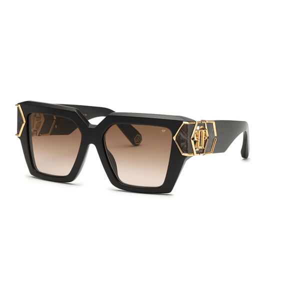 Philipp Plein sunglasses SPP135M WOMAN 55/17/135 700Y NERO LUCIDO