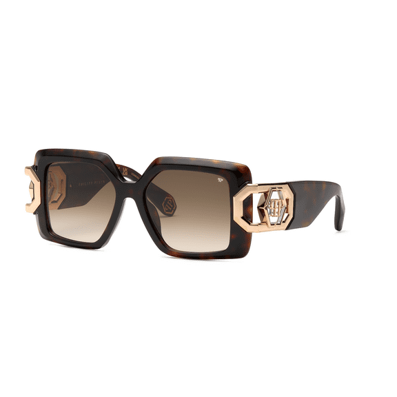 Philipp Plein sunglasses SPP159 WOMAN 52/16/130 0722 AVANA SCURA LUCIDA