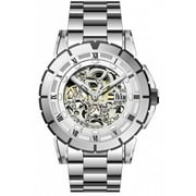 REIGN WATCHES Philippe Automatic Skeleton Bracelet Watch - Silver