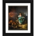 thumbnail image 1 of Philippe-Jacques de Loutherbourg 15x18 Black Ornate Wood Framed Double Matted Museum Art Print Titled - The Betrayal of Christ (1798), 1 of 5