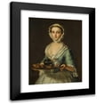 thumbnail image 1 of Philippe Mercier 15x18 Black Modern Framed Museum Art Print Titled - A Young Woman Carrying a Tea Tray, Possibly Hannah, the Artist's Maid, 1 of 5