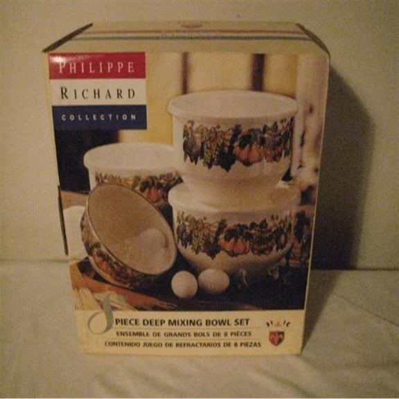 Philippe Richard Collection Deep Mixing Bowl Set (8 Pieces)
