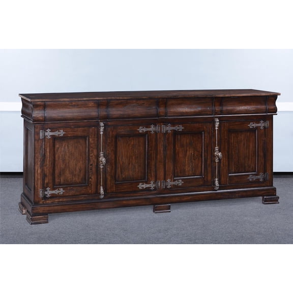 Philippe Rustic Sideboard with French Style Hardware