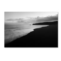 Philippe Sainte-Laudy 'On the Black Beach' Canvas Art
