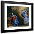 thumbnail image 1 of Philippe de Champaigne 15x15 Black Modern Framed Museum Art Print Titled - The Annunciation (ca. 1644), 1 of 5