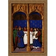 thumbnail image 1 of Philippe de Valois appointed regent 28x40 Large Gold Ornate Wood Framed Canvas Art by Jean Fouquet, 1 of 2