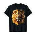 thumbnail image 1 of Philippians 4:13 Christian Bible Verse Gift Lion Men Husband T-Shirt, 1 of 5