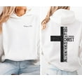 thumbnail image 1 of Philippians 4:13 Christian Hoodie – I Can Do All Things Through Christ Crewneck Hoodie For Unisex, 1 of 6