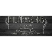 Philippians 4 13 Poster Print by Allen Kimberly (36 x 15)