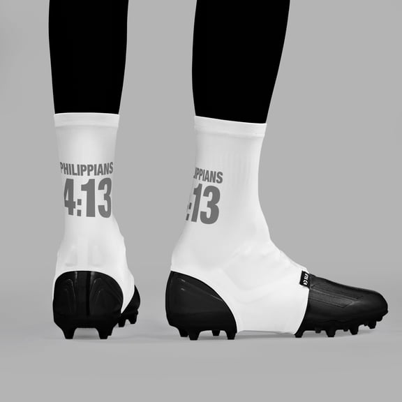 Philippians 4:13 Spats / Cleat Covers