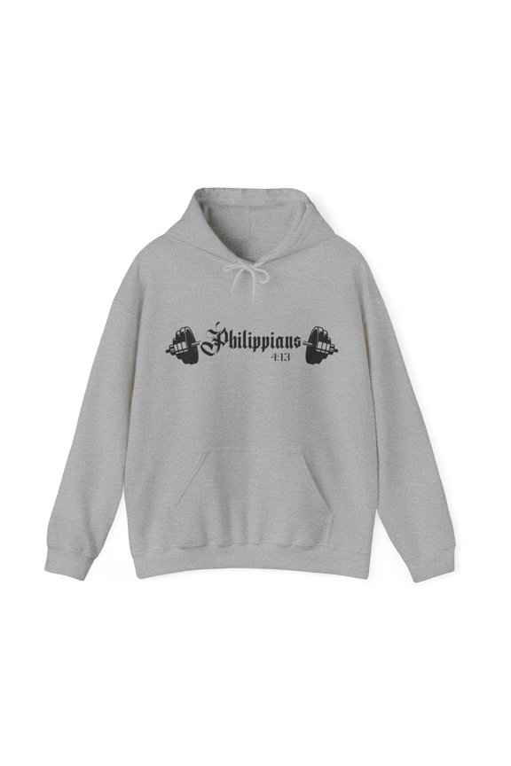 Philippians 4:13 Weightlifting Unisex Heavy Blend™ Hooded Sweatshirt