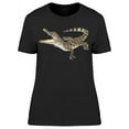thumbnail image 1 of Philippine Crocodile, Open Mouth T-Shirt Women -Image by Shutterstock, Female 3X-Large, 1 of 2