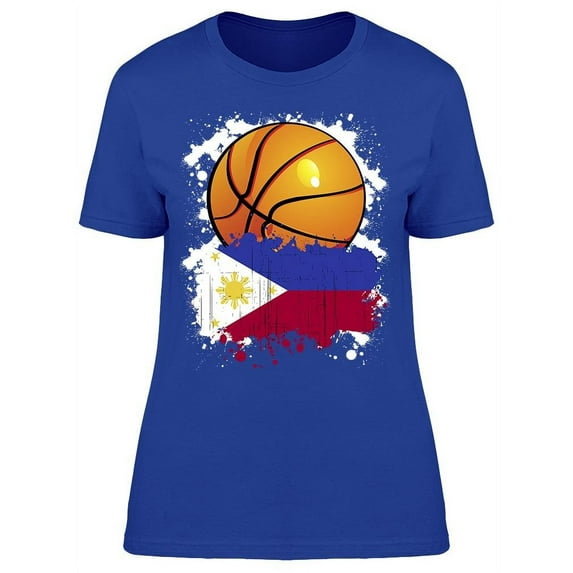 Philippines Basketball Team T-Shirt Women -Image by Shutterstock Women T-Shirt, Female x-Large