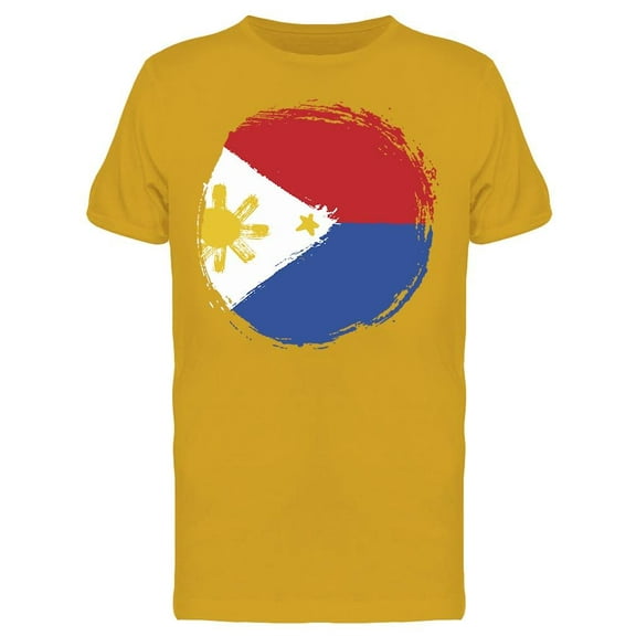 Philippines Circle Flag T-Shirt Men -Image by Shutterstock, Male Small