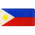 thumbnail image 1 of Philippines Domed Sticker (Rectangular), 1 of 1