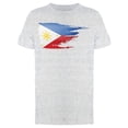 thumbnail image 1 of Philippines Flag Paint T-Shirt Men -Image by Shutterstock, Male Large, 1 of 2