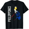 thumbnail image 1 of Philippines Flag Proud Filipino Souvenir Philippines Holiday T-ShirtMen and women, Black T-shirt, size: Extra large S-4XL, 1 of 4