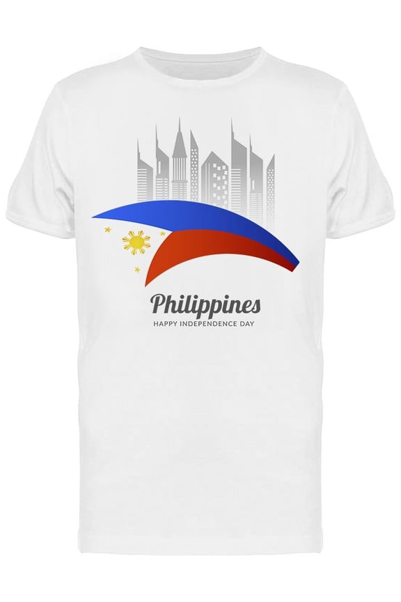 Philippines Independence City T-Shirt Men -Image by Shutterstock, Male Small