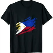 Philippines Pilipinas Flag Proud Filipino Pinoy Pinay T Shirt Black S