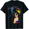 Philippines Pinay Filipina Proud Flag Woman Girl Great TShirt