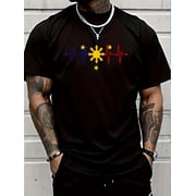 Philippines Pinoy Pinay Filipino Filipina Pride Heart Flag Men's Cotton Crew Neck Graphic Tee Casual Short Sleeve Solid T-Shirt