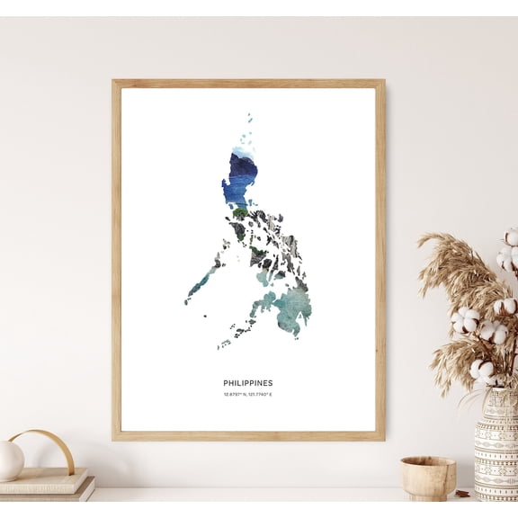 Philippines Print Philippines Print Philippines Philippines Philippines Map Art Map Of Philippines