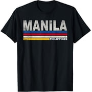 Philippines Root Filipino Philippines Gifts Love Manila City T-ShirtMen and women, Black T-shirt, size Extra large S-4XL