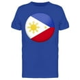 thumbnail image 1 of Philippines Round Button Art T-Shirt Men -Image by Shutterstock, Male 3X-Large, 1 of 2