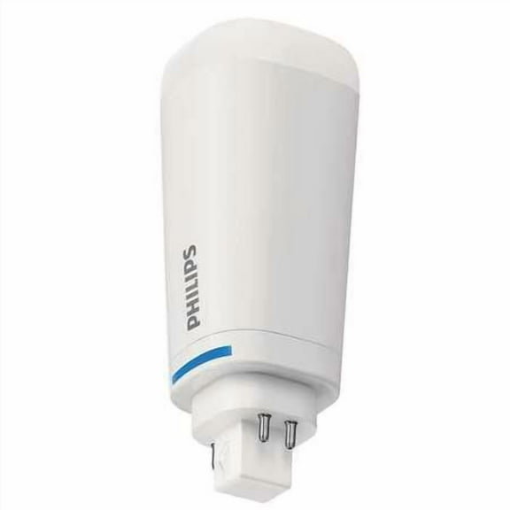 10.5 W, Compact LED Bulb, White, Tube, 4000K Temp. Frosted Finish, Dimmable