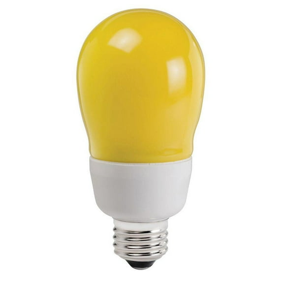 Philips 14w Yellow Bug Light A19 Compact Fluorescent Bulb - 60w equiv.