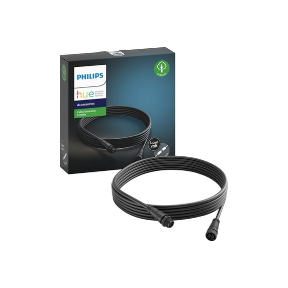 Philips 1742430VN 16 ft Black Low Voltage 1 Outlet Extension Cord