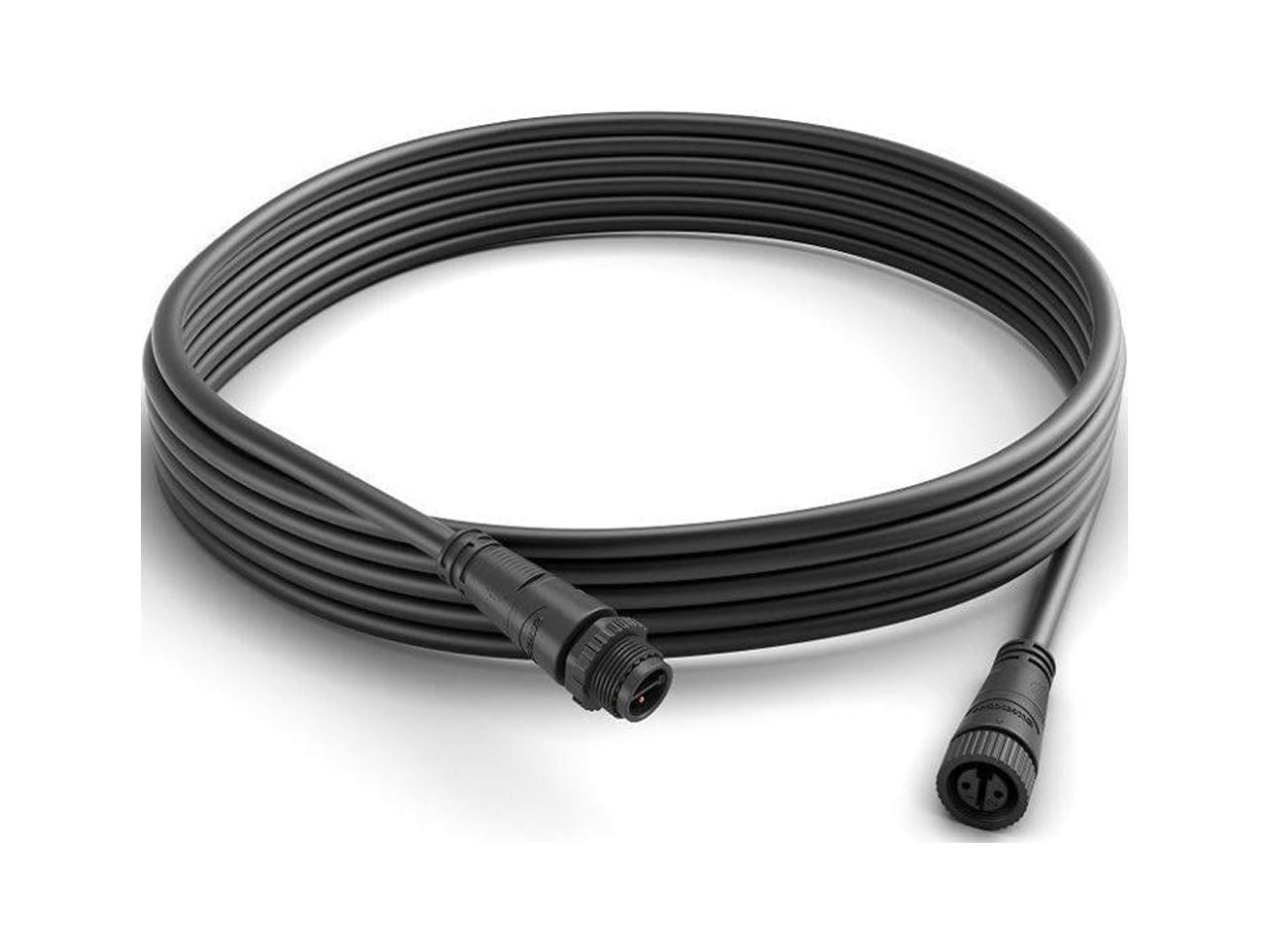 16.4 ft Black Weatherproof Outdoor Power Extension Cable