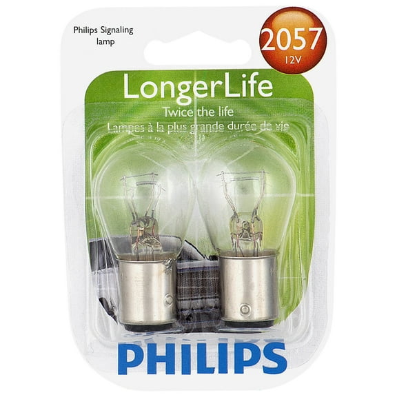 Philips 2057LL Miniature Clear Incandescent Automotive Bulb