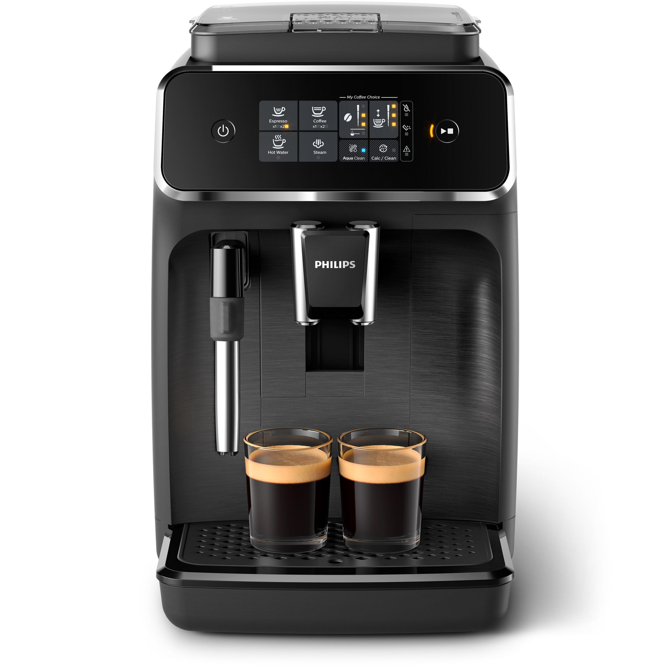 Philips 2200 Fully Automatic Espresso and Coffee Machine with Milk Frother, Black