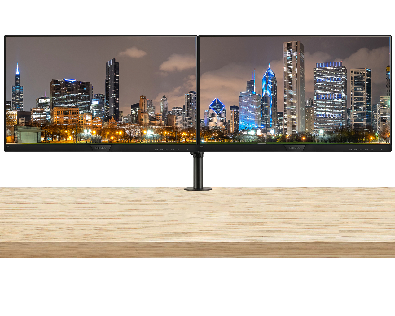 Philips 273V7QJAB 27 Inch 1920 x 1080 (Full HD) IPS LED-Backlit LCD 2 ...