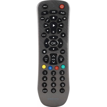 Philips 3-Device Universal TV Remote Control in Brushed Graphite, SRP3229G/27