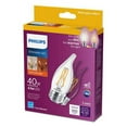 thumbnail image 1 of Philips 3000800 4 in., 4.5 watt & 300 Lumen B11 Decorative LED Bulb - Soft White, Pack of 3, 1 of 1