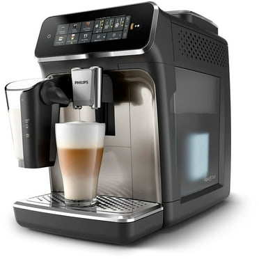 Restored Philips 3300 LatteGo Automatic Espresso Machine | Black Chrome | EP3347/90 (Refurbished)
