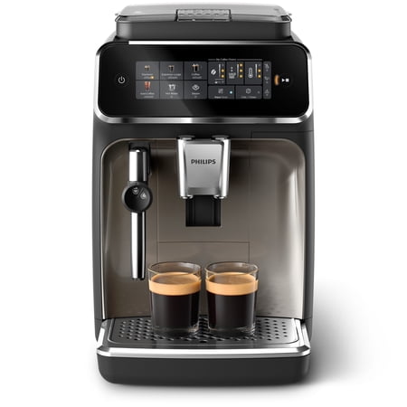 Philips 3300 Series Fully Automatic Espresso Machine, Black Chrome - EP3326/90